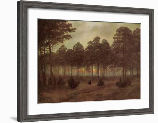 Evening-Caspar David Friedrich-Framed Giclee Print