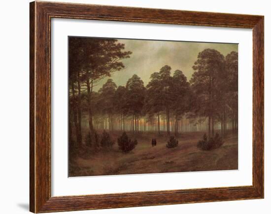 Evening-Caspar David Friedrich-Framed Giclee Print