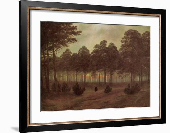 Evening-Caspar David Friedrich-Framed Giclee Print