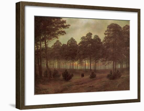 Evening-Caspar David Friedrich-Framed Giclee Print