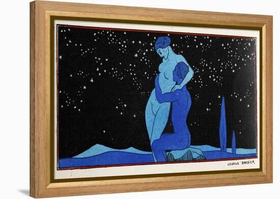 Evening-Georges Barbier-Framed Premier Image Canvas