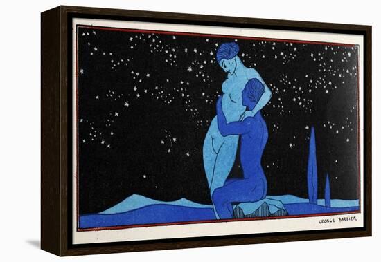 Evening-Georges Barbier-Framed Premier Image Canvas