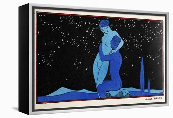 Evening-Georges Barbier-Framed Premier Image Canvas