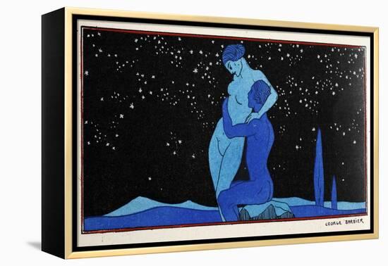 Evening-Georges Barbier-Framed Premier Image Canvas