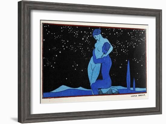 Evening-Georges Barbier-Framed Giclee Print