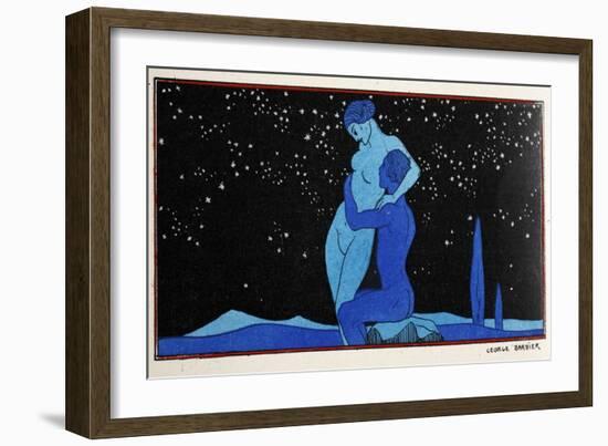 Evening-Georges Barbier-Framed Giclee Print