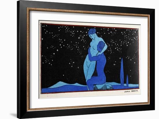 Evening-Georges Barbier-Framed Giclee Print