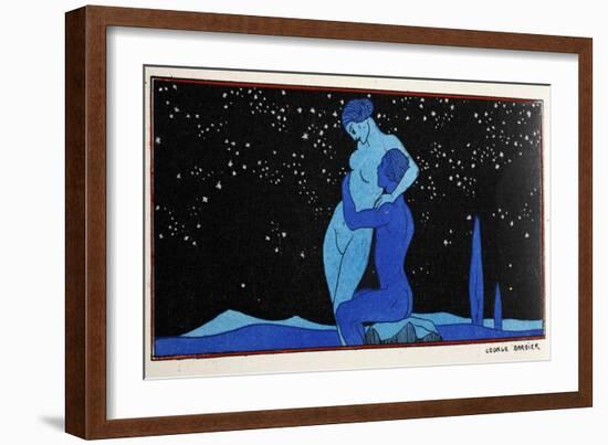 Evening-Georges Barbier-Framed Giclee Print