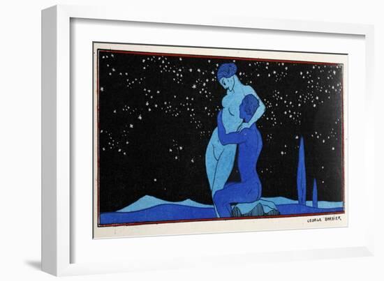 Evening-Georges Barbier-Framed Giclee Print