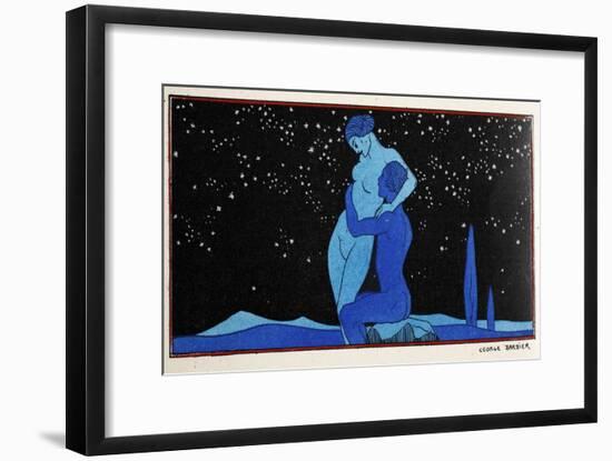 Evening-Georges Barbier-Framed Premium Giclee Print