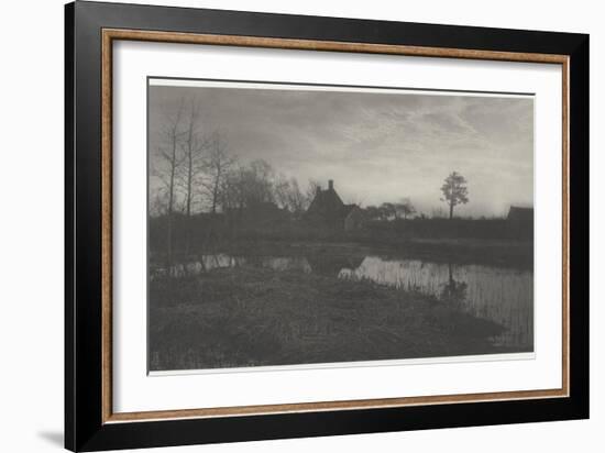 Evening-Peter Henry Emerson-Framed Giclee Print