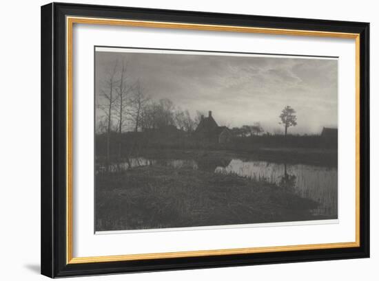 Evening-Peter Henry Emerson-Framed Giclee Print