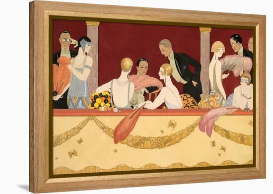 Eventails, 1924-Georges Barbier-Framed Premier Image Canvas