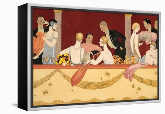 Eventails, 1924-Georges Barbier-Framed Premier Image Canvas