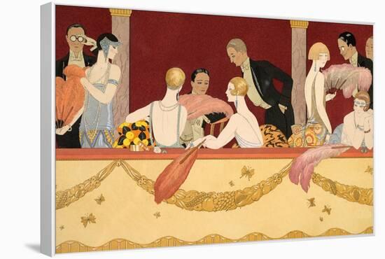 Eventails, 1924-Georges Barbier-Framed Premier Image Canvas