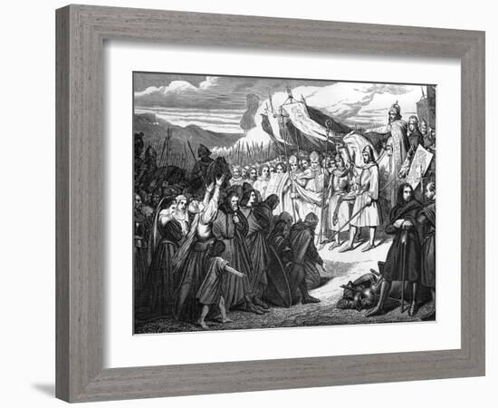 Events, Germany-Ary Scheffer-Framed Art Print