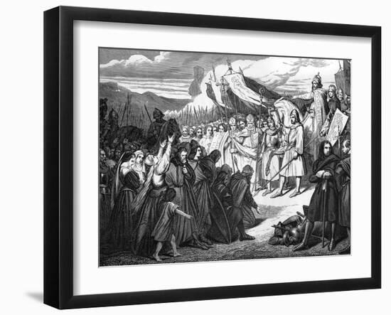 Events, Germany-Ary Scheffer-Framed Art Print