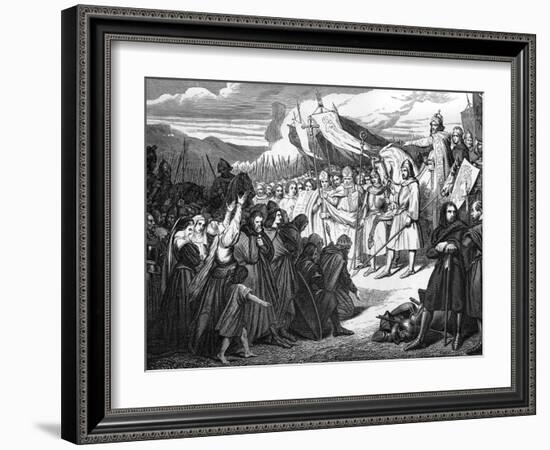 Events, Germany-Ary Scheffer-Framed Art Print