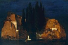 Island of the Dead, by Arnold Bocklin, 1880, Swiss Romantic/Symbolist Painting, Oil on Wood. A Drap-Everett - Art-Mounted Art Print