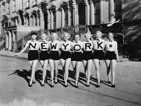 Patriotic Women at the Beach-Everett Collection-Photographic Print