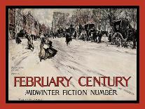 February Century, Midwinter Fiction Number-Everett Shinn-Art Print