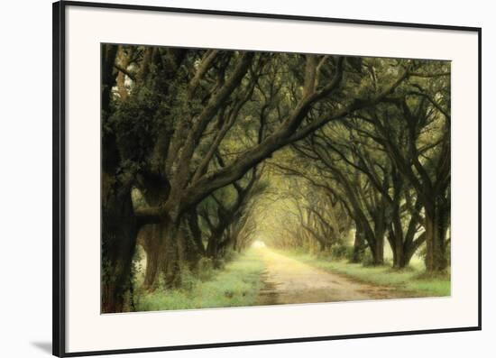 Evergreen Alley-William Guion-Framed Art Print