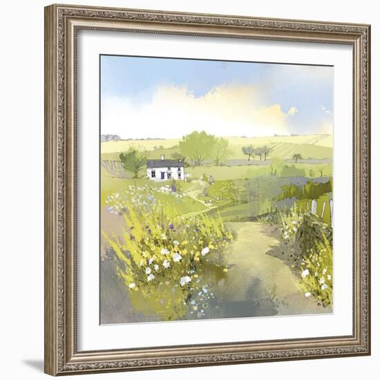 Evergreen Cottage-Ken Hurd-Framed Giclee Print