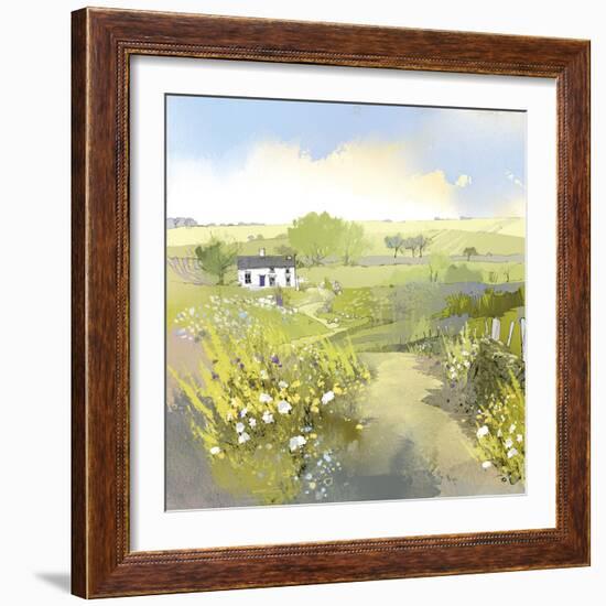 Evergreen Cottage-Ken Hurd-Framed Giclee Print