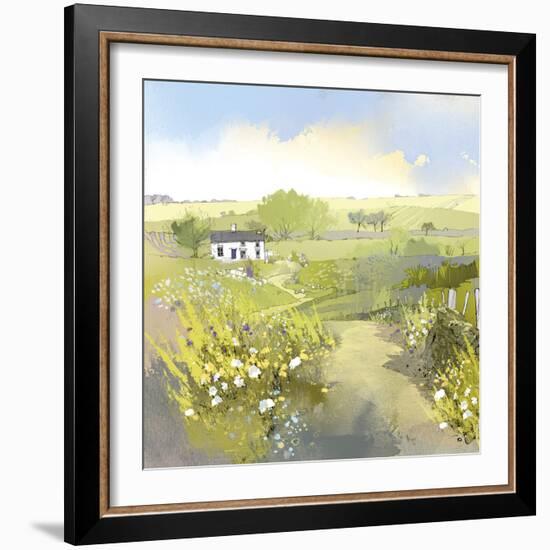 Evergreen Cottage-Ken Hurd-Framed Giclee Print