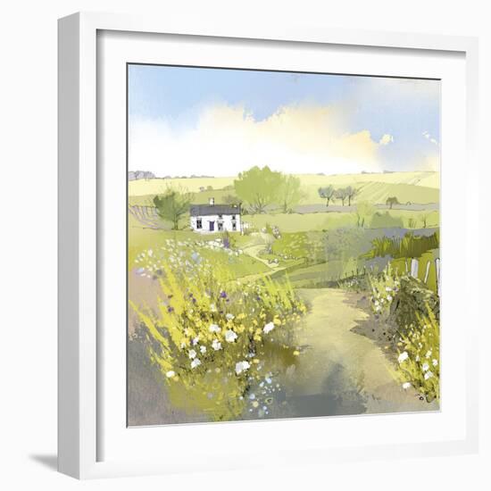 Evergreen Cottage-Ken Hurd-Framed Giclee Print