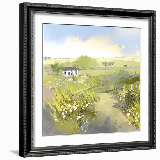 Evergreen Cottage-Ken Hurd-Framed Giclee Print