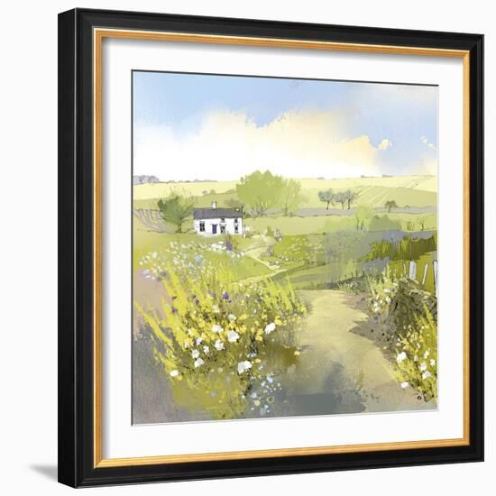 Evergreen Cottage-Ken Hurd-Framed Giclee Print