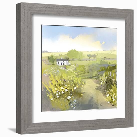 Evergreen Cottage-Ken Hurd-Framed Giclee Print