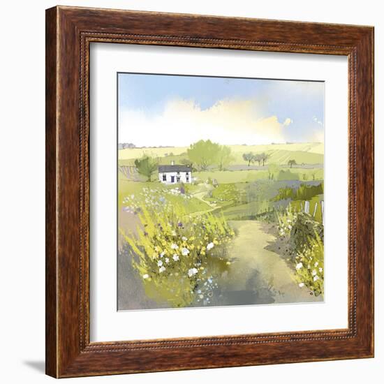 Evergreen Cottage-Ken Hurd-Framed Giclee Print