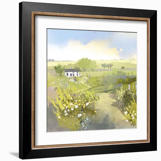 Evergreen Cottage-Ken Hurd-Framed Giclee Print