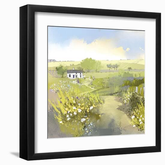 Evergreen Cottage-Ken Hurd-Framed Giclee Print