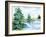 Evergreen Lake I-Ethan Harper-Framed Art Print