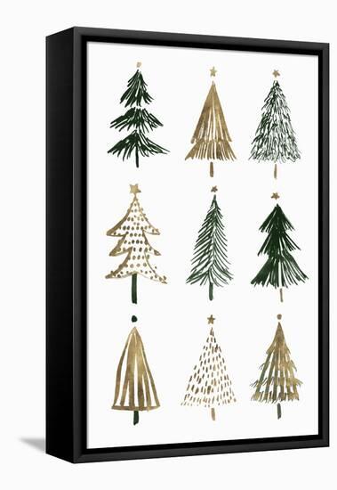 Evergreens II-Isabelle Z-Framed Stretched Canvas