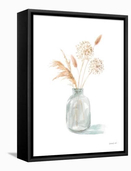 Everlasting Bouquet II Neutral-Danhui Nai-Framed Stretched Canvas