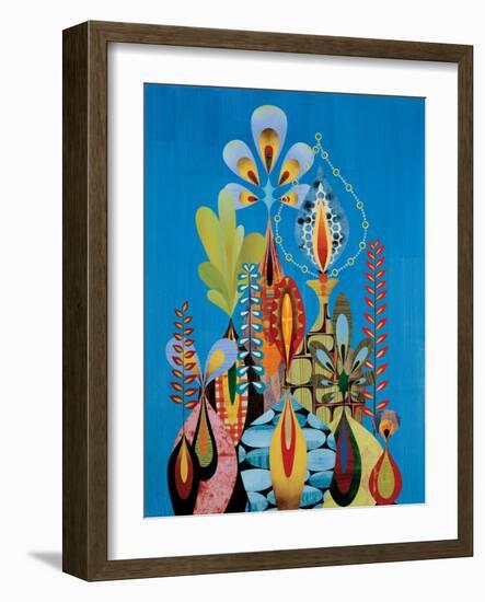 Evernia-Rex Ray-Framed Art Print