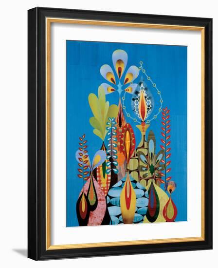 Evernia-Rex Ray-Framed Art Print