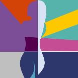 Horse Head Symbol of New Year 2014 Trendy Style Geometric Vector-EverstRuslan-Art Print