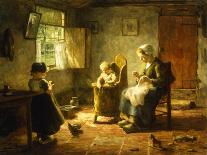 A Dutch Interior - Grace before the Meal-Evert Pieters-Giclee Print