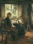 A Dutch Interior - Grace before the Meal-Evert Pieters-Giclee Print