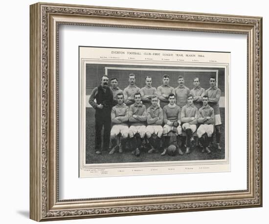 Everton Everton Football Club 1st Team 1905-1906 Season-null-Framed Photographic Print