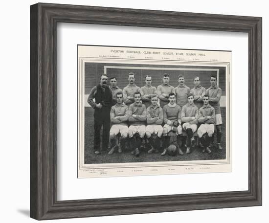 Everton Everton Football Club 1st Team 1905-1906 Season-null-Framed Photographic Print