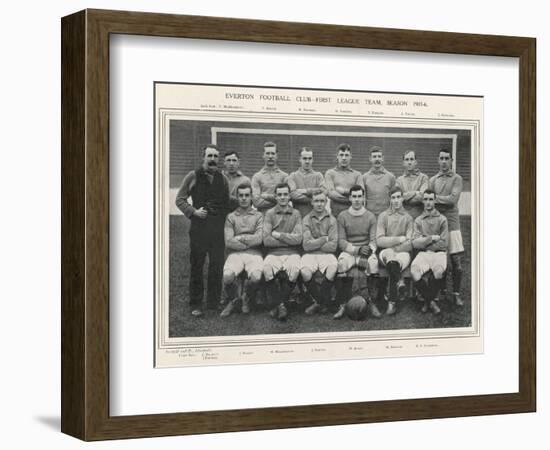 Everton Everton Football Club 1st Team 1905-1906 Season-null-Framed Photographic Print