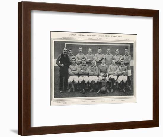 Everton Everton Football Club 1st Team 1905-1906 Season-null-Framed Photographic Print