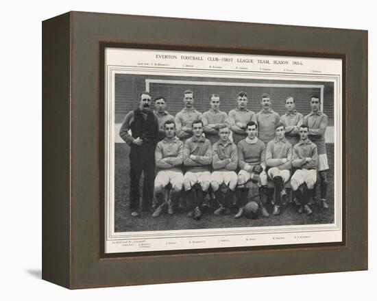 Everton Everton Football Club 1st Team 1905-1906 Season-null-Framed Premier Image Canvas