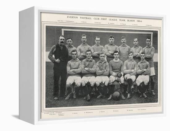 Everton Everton Football Club 1st Team 1905-1906 Season-null-Framed Premier Image Canvas